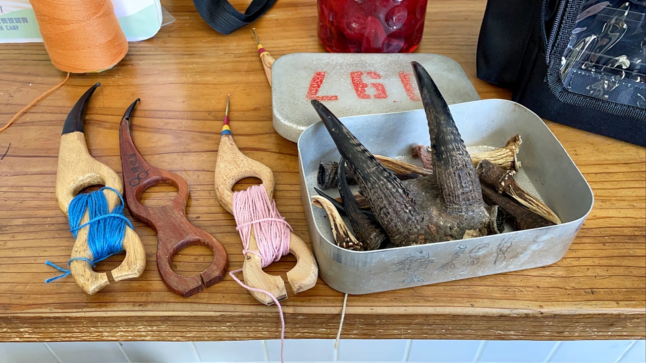 羊角勾勾織器具