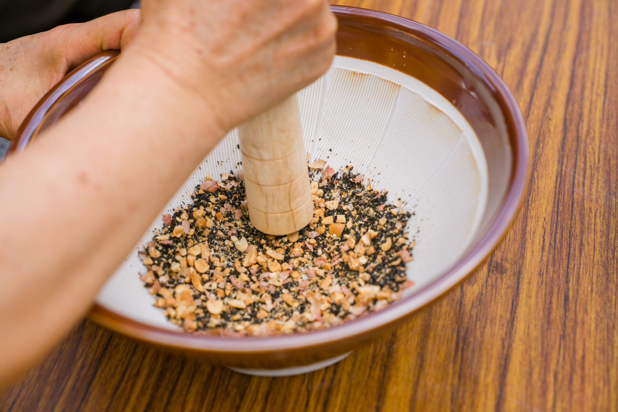 原來是擂茶體驗~