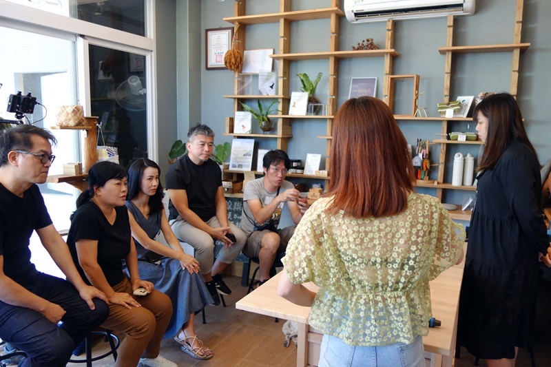 線織屋學員講解作品概念