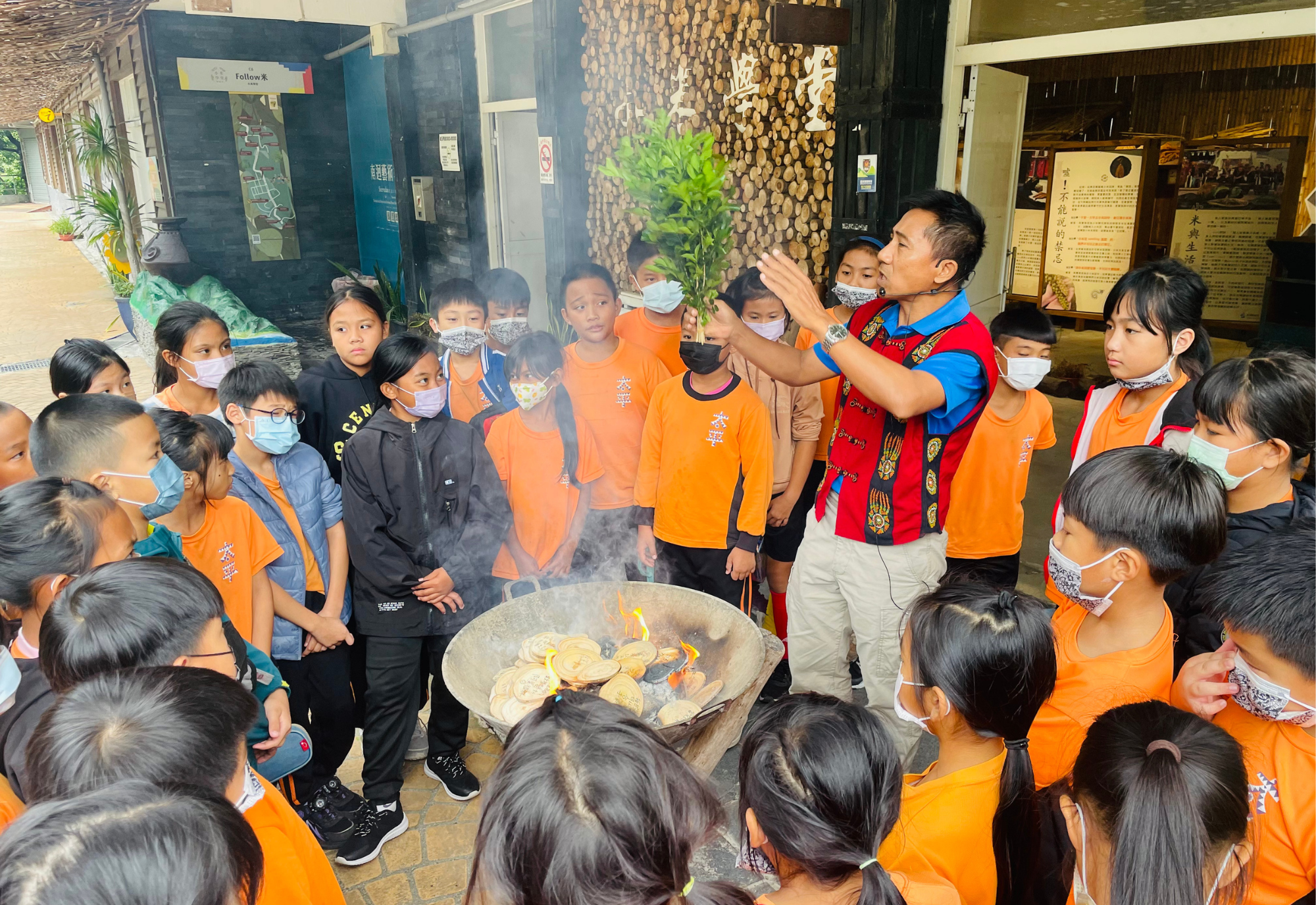 小米學堂的祈福儀式
